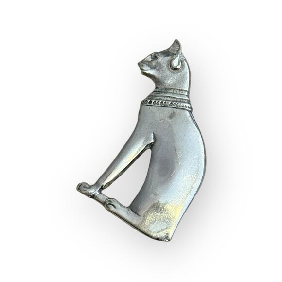 BMP British Museum Egypt Cat Bast Brooch - Picture 1 of 3